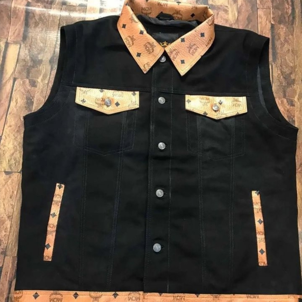 CUSTOM MCM SUEDE SHORT SET
